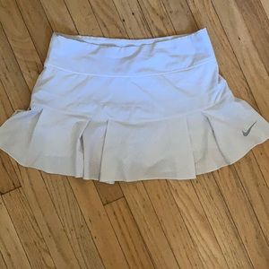 White Nike Tennis Skirt, Size Small
